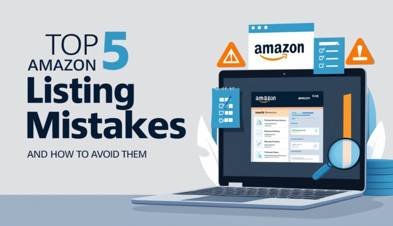 Top 5 Common Amazon Listing Mistakes and How to Avoid Them